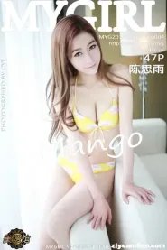 [MyGirl美媛馆] No.004 陈思雨Mango紫色长裙仙气十足太美
