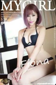 [MyGirl美媛馆] No.054 Fiona伊雨蔓粉色蕾丝丁字裤少女私房